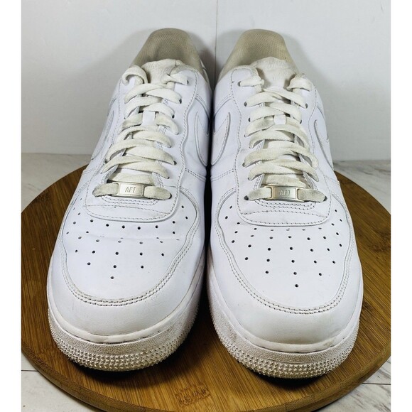 Nike Air Force 1 White Leather CW2288-111 Men’s Size 14US Athletic - Picture 3 of 6